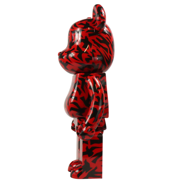 MEDICOM BEARBRICK 1000% ALFRED HITCHCOCK THE BIRDS Black/Red