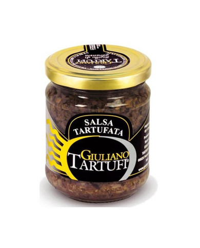 Sauce Noire aux truffes Maxi Format 500 gr Giuliano Tartufi Re Tartù