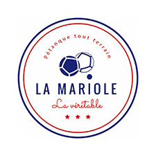 Pack officiel pétanque cuir bleu rouge - La Mariole – Byambroisine